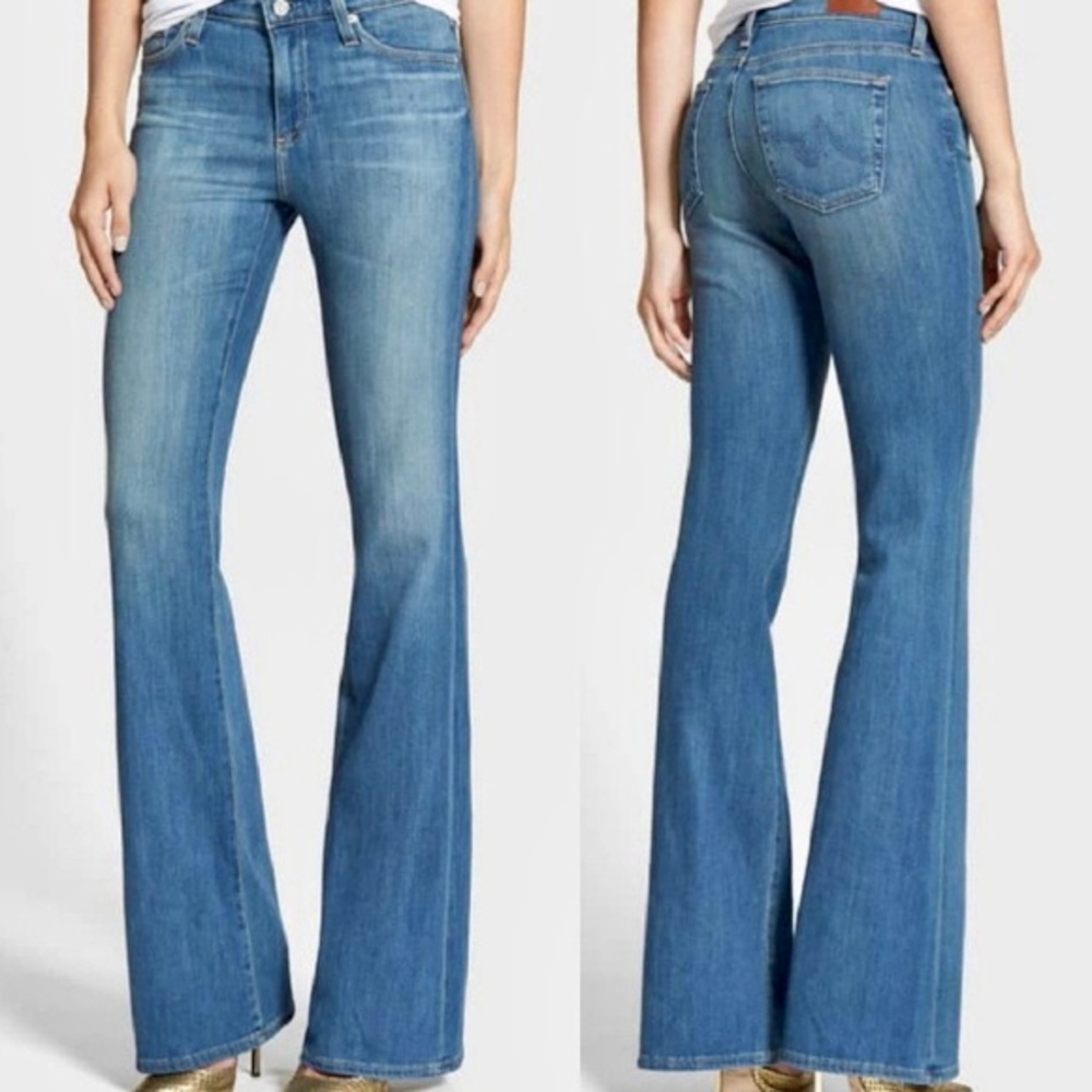 AG The Angel Bootcut Jean Rough Hem Size 31